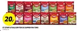 Bunnpris ET STORT UTVALG GRYTER OG SUPPER FRA TORO tilbud