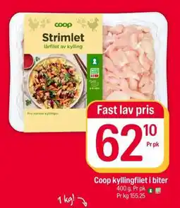 Coop Extra Coop kyllingfilet i biter tilbud