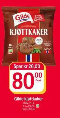 Coop Extra Gilde kjøttkaker tilbud