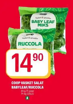 Coop Extra COOP VASKET SALAT BABYLEAF/RUCCOLA tilbud
