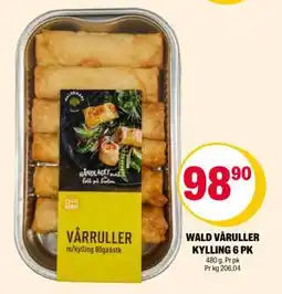 Coop Extra WALD VÅRULLER KYLLING 6 PK tilbud