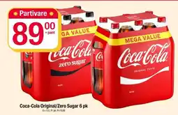 Coop Extra Coca-Cola Original/Zero Sugar 6 pk tilbud