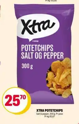 Coop Extra XTRA POTETCHIPS tilbud