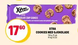 Coop Extra XTRA COOKIES MED SJOKOLADE tilbud