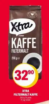 Coop Extra XTRA FILTERMALT KAFFE tilbud