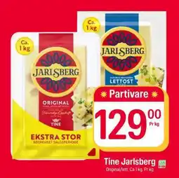 Coop Extra Tine Jarlsberg tilbud