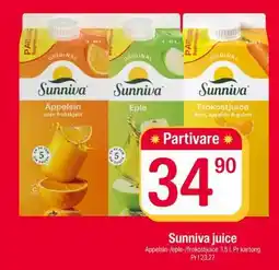 Coop Extra SUNNIVA JUICE tilbud