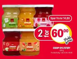 Coop Extra COOP SYLTETØY tilbud