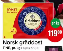 Spar Norsk gräddost tilbud