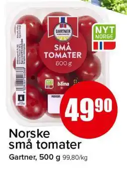 Spar Norske små tomater tilbud