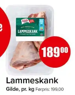 Spar Lammeskank tilbud