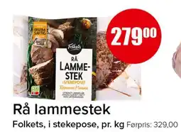 Spar Rå lammestek tilbud
