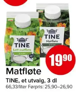 Spar Matfløte tilbud