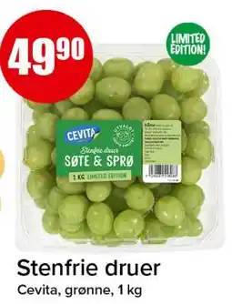 Spar Stenfrie druer tilbud