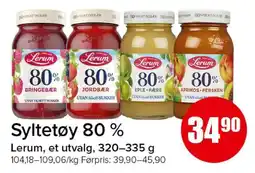 Spar Syltetøy 80% tilbud