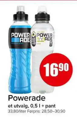 Spar Powerade tilbud