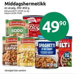 Joker Middagshermetikk tilbud