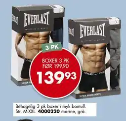 Sparkjøp BOXER 3 PK tilbud