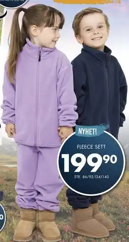Sparkjøp FLEECE SETT tilbud