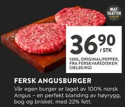 Jacobs FERSK ANGUSBURGER tilbud