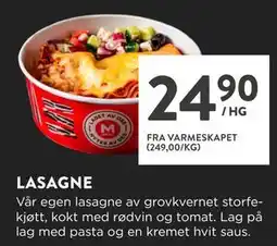 Jacobs LASAGNE tilbud