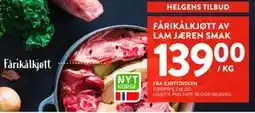 Jacobs FÅRIKÅLKJØTT AV LAM JÆREN SMAK tilbud