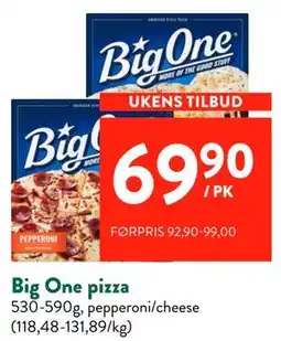 Jacobs Big One pizza tilbud