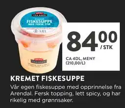 Jacobs KREMET FISKESUPPE tilbud