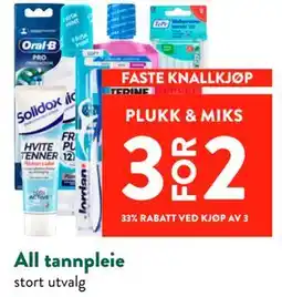 Jacobs All tannpleie tilbud
