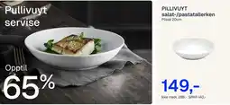 Jernia Pillivuyt salat-/pastatallerken tilbud