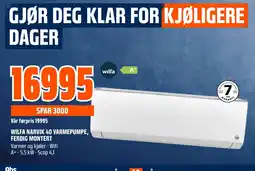 Coop Obs Wilfa Narvik 40 Varmepumpe tilbud