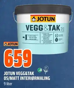 Coop Obs Jotun Vegg&Tak 05/Matt Interiørmalning tilbud