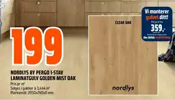 Coop Obs Nordlys by Pergo 1-stav laminatgulv golden mist oak tilbud