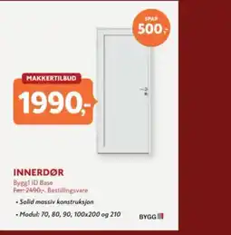 Byggmakker Bygg1 ID Base tilbud