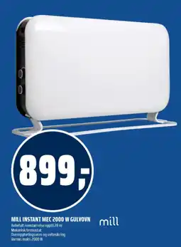 Coop Obs Mill instant mec 2000 w gulvovn tilbud