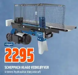 Coop Obs Scheppach HL460 vedkløyver tilbud