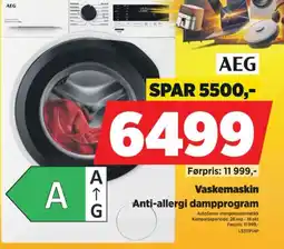 POWER AEG Vaskemaskin tilbud