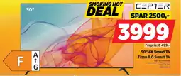 POWER Cepter 50" 4K Smart TV Tizen 8.0 Smart TV tilbud