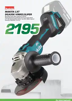 Coop Byggmix Makita Lxt Dga506 Vinkelsliper tilbud