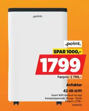 POWER Point avfukter tilbud