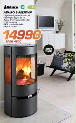 Coop Byggmix Aduro Aduro 9 peisovn tilbud