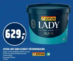 Coop Obs Jotun lady aqua 05/matt våtromsmaling tilbud