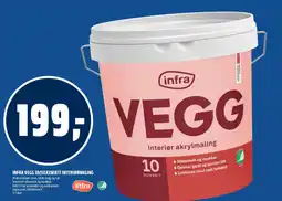 Coop Obs Infra vegg 10/silkematt interiørmaling tilbud