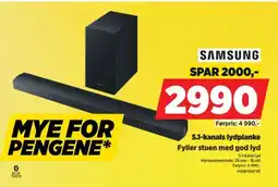 POWER Samsung 5.1-kanals lydplanke tilbud