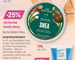 VITA The body shop body butter shea tilbud