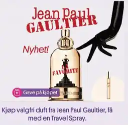 VITA Jean Paul Gaultier valgfri duft tilbud