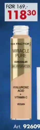 Sparkjøp Max Factor Miracle Pure Concealer tilbud