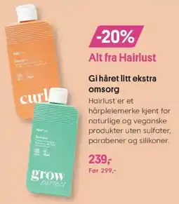 VITA Alt fra Hairlust tilbud