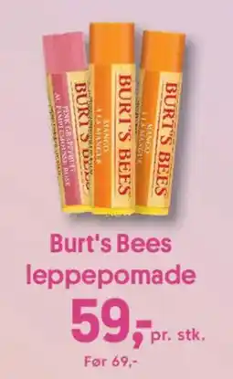 VITA Burt's Bees leppepomade tilbud