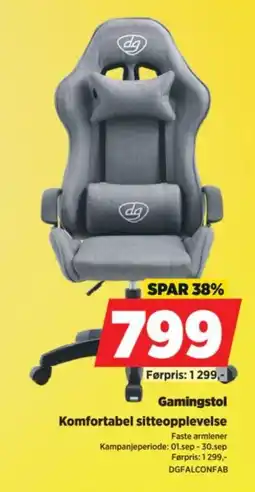 POWER dg Gamingstol tilbud